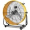 Simple Deluxe Drum Fan, 24 in Blade Dia, 30 in H x 30 in L x 10 in W, Steel, White HIFANXDRUM24 - alternate 1